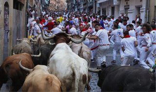 BURLADERO A PIE DE CALLE ENCIERRO SAN FERMIN