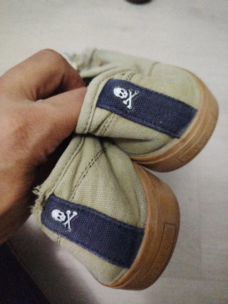 Zapatillas lona verde 41/42 unisex
