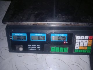 Báscula digital comercio 40kg