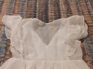 Abito corto H&M bianco tg. XS/34
