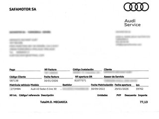 Audi A3 S line 30 TFSI 81 kW (110 CV) S tronic