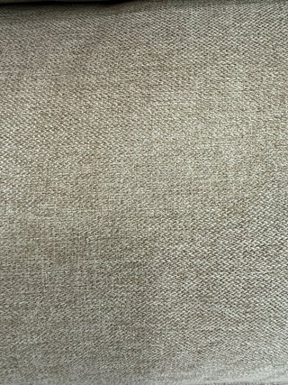 Sofá 3 plazas tela beige/gris