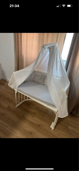Mini Cuna Beige Estrellas
