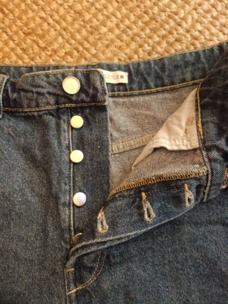 Bermuda jeans Zara blu