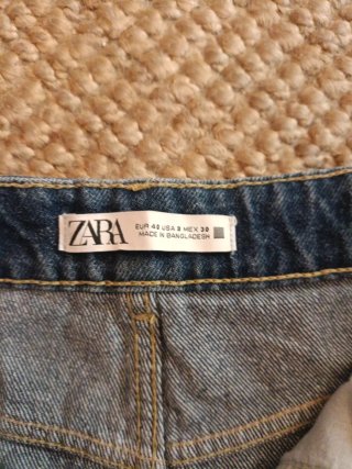 Bermuda jeans Zara blu