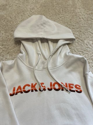 Sudadera Jack & Jones blanca