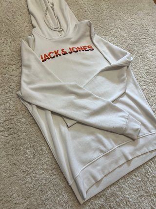 Sudadera Jack & Jones blanca