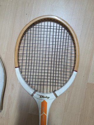 Raqueta Dunlop Madera Antigua Años 70