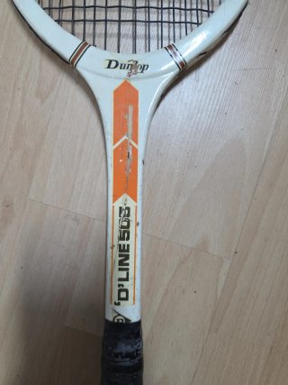 Raqueta Dunlop Madera Antigua Años 70