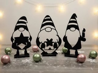 Decoración Navideña Aro Ciervo y Árbol