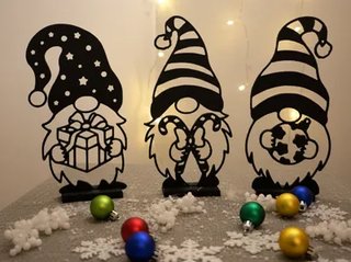 Decoración Navideña Aro Ciervo y Árbol