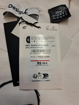 Jersey Desigual Minnie Mouse Talla S