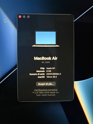 MacBook M1 500GB - Ottime Condizioni 89% batteria