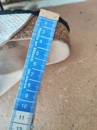 Chanclas Birkenstock Talla 37/38 Beige/Oro