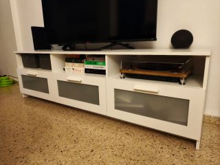Mueble TV blanco