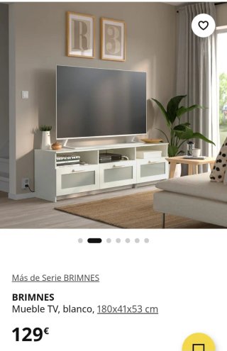 Mueble TV blanco