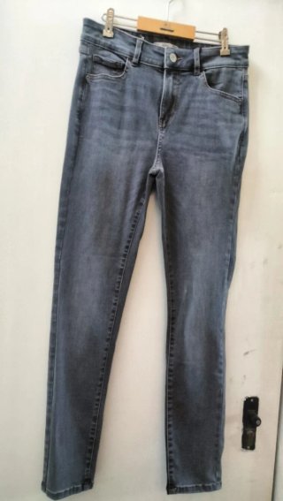 Pantalón vaquero elástico mujer