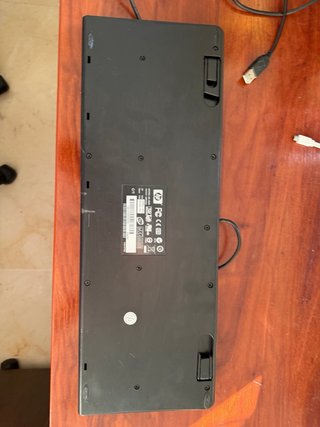 Teclado HP Negro y Plateado
