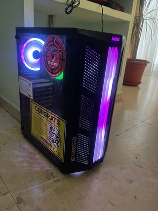 PC Sobremesa Screenon Negro/Multicolor