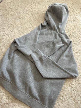 Sudadera Boomerang gris con cremallera