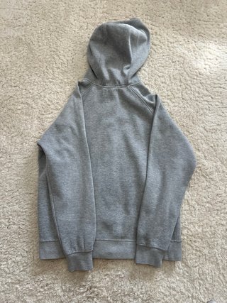 Sudadera Boomerang gris con cremallera