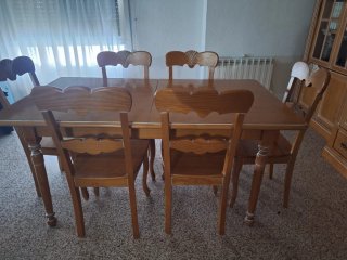 OFERTA Conjunto Muebles Rústicos Madera