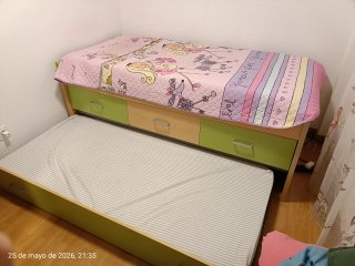 Cama nido con cajones