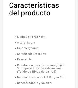 Colchón bebé+kit colecho