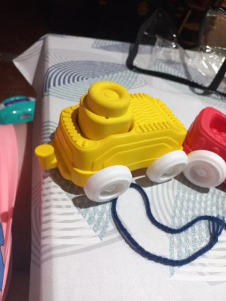 Tren de juguete apilable