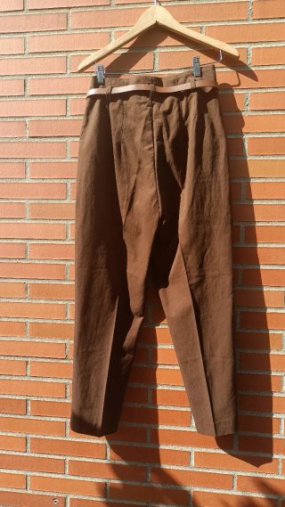 Pantalón Zara Marrón Chocolate Nuevo