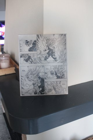 Quadretto Gohan Dragon Ball Manga