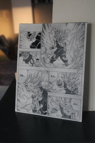 Quadretto Gohan Dragon Ball Manga