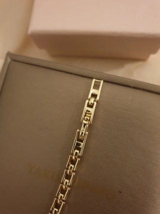 Pulsera chapada en oro 18k