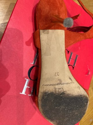 Sandalias Tacón Carolina Herrera (Originales) 37