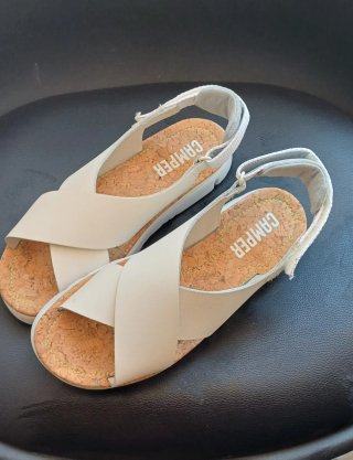 Sandalias Camper Beige Talla 38