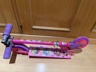 Patinete de nickelodeon se pliega fácil niños+3año