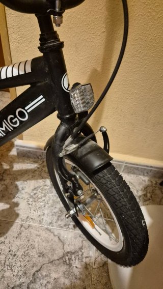 Bicicleta infantil AMIGO BMX negra