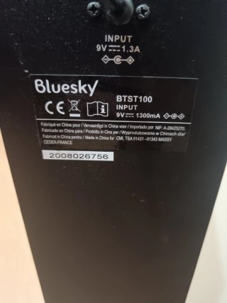 Altavoz Bluetooth Bluesky Negro
