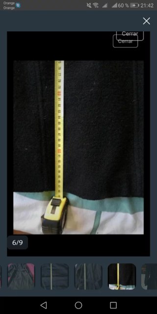 Abrigo Naf Naf negro mujer