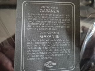 Posate per pesce dorate e argentate