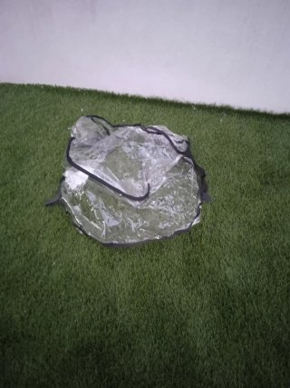 Funda lluvia carrito transparente
