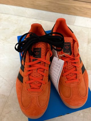 Adidas Gazelle Indoor Naranja/Negro