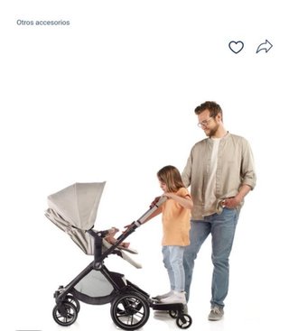 Patinete universal para carrito de bebé