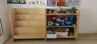 Estantería Montessori Madera Natural