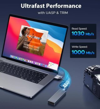 Orico NVMe SSD USB3 1TB - Velocissimo - HD/pendriv