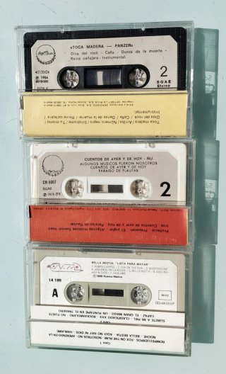 Lote 3 Casetes orig Heavy ÑU-PANZER-BELLA BESTIA