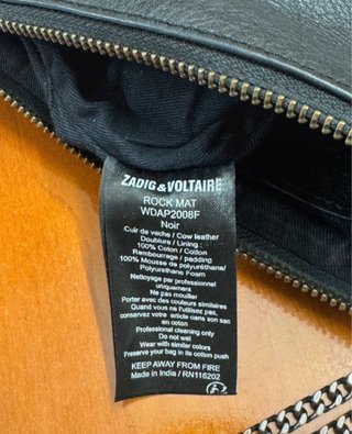 Bolso Zadig & Voltaire Negro Piel Acolchado