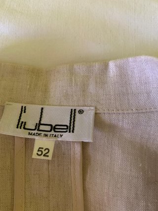 Camicia vintage donna in lino beige