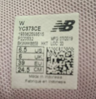 Zapatillas New Balance kids 373 Talla 39