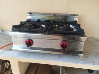 Cocina de gas 2 fuegos